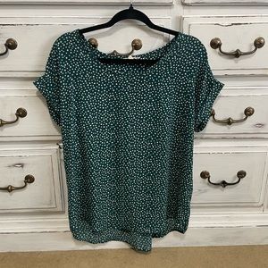 Green blouse